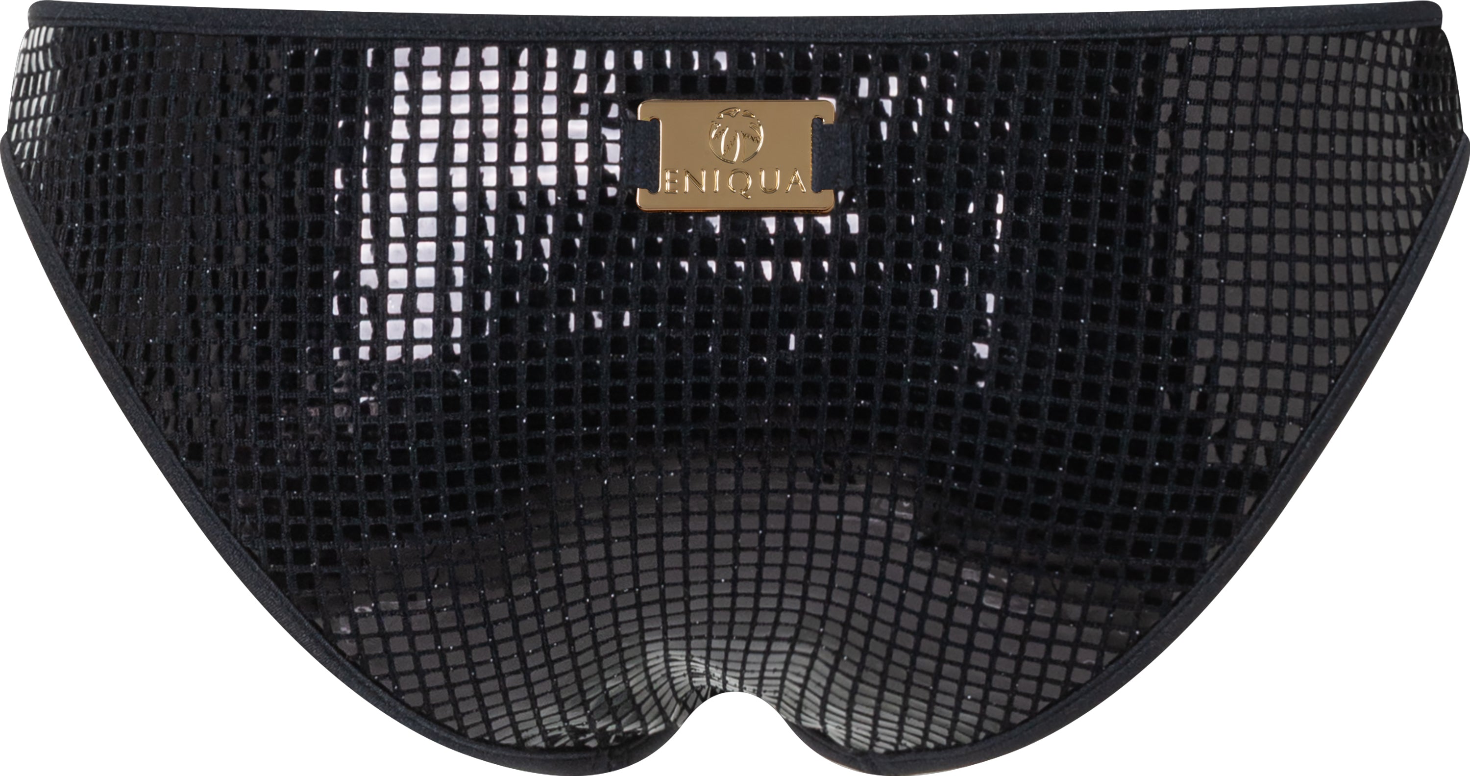 Glossy Black Squares Triangle