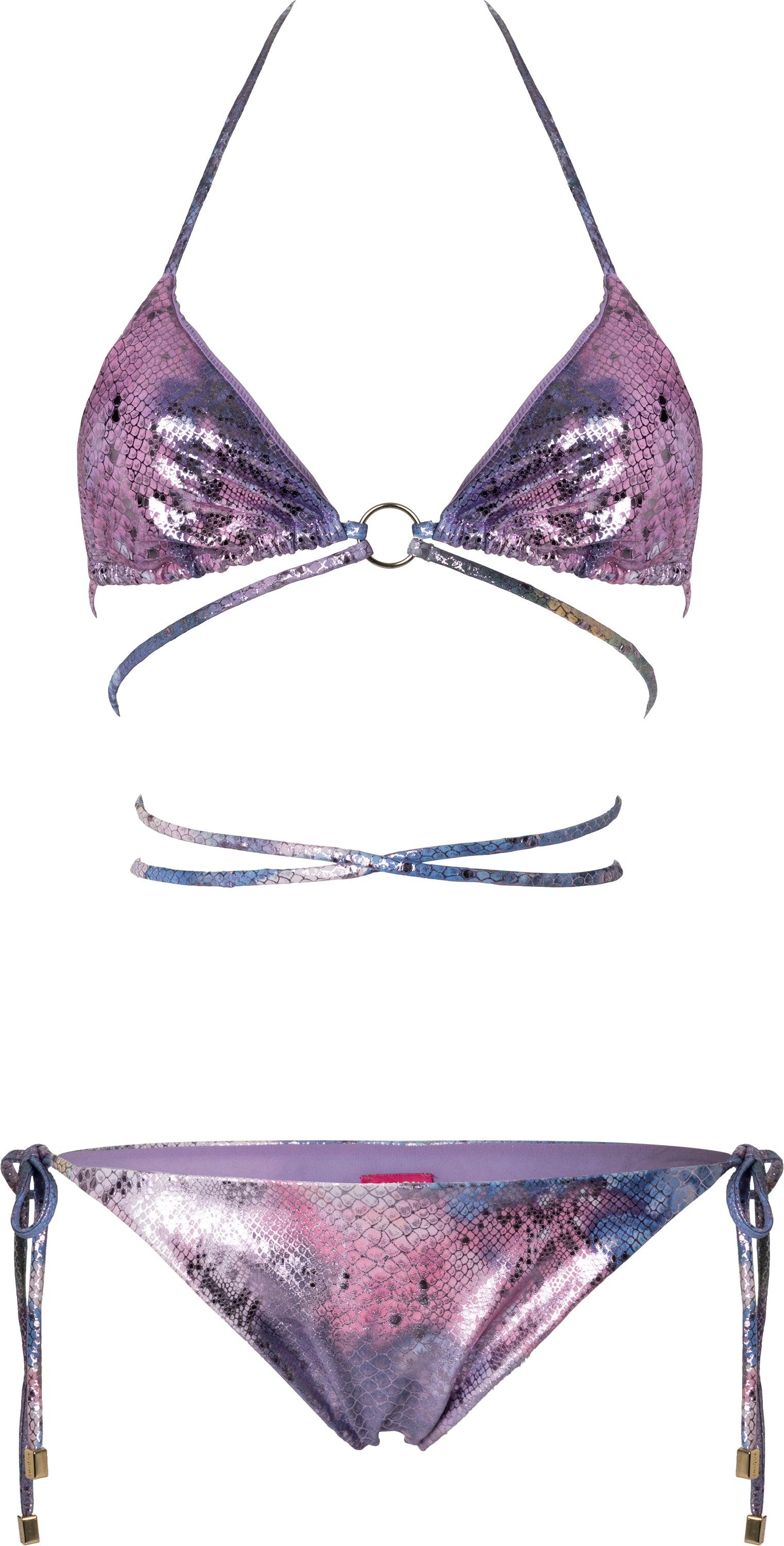 Glossy Triangle Strings Mermaid Snake