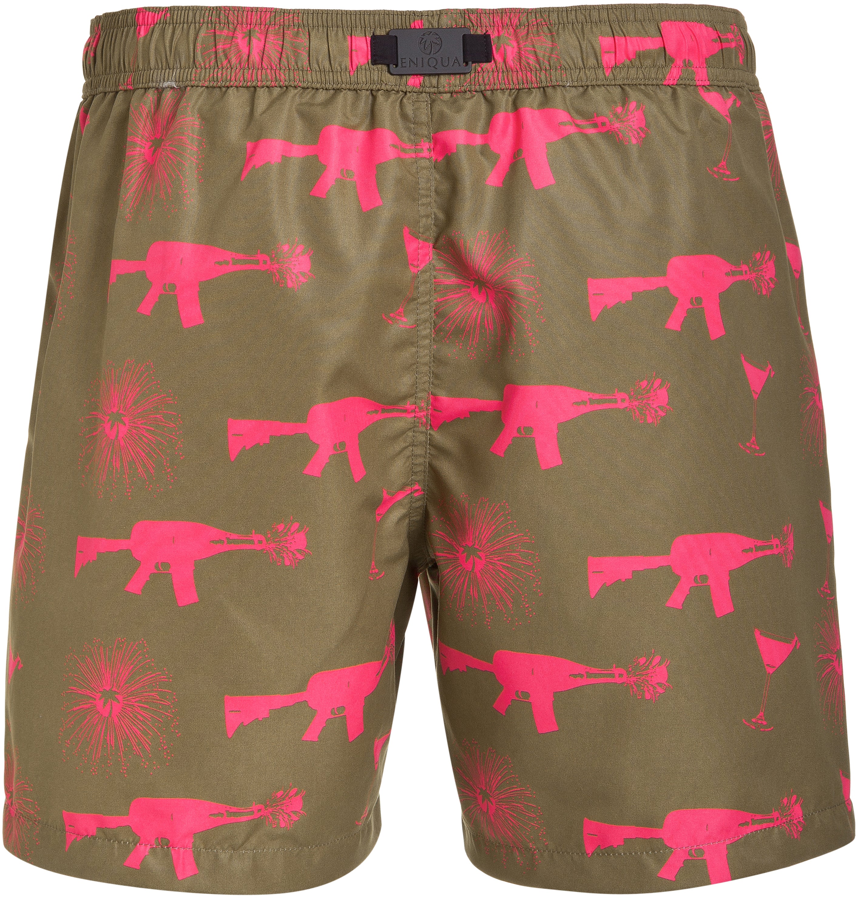 Eniqua - Beachclub Emperor Olive Men Shorts