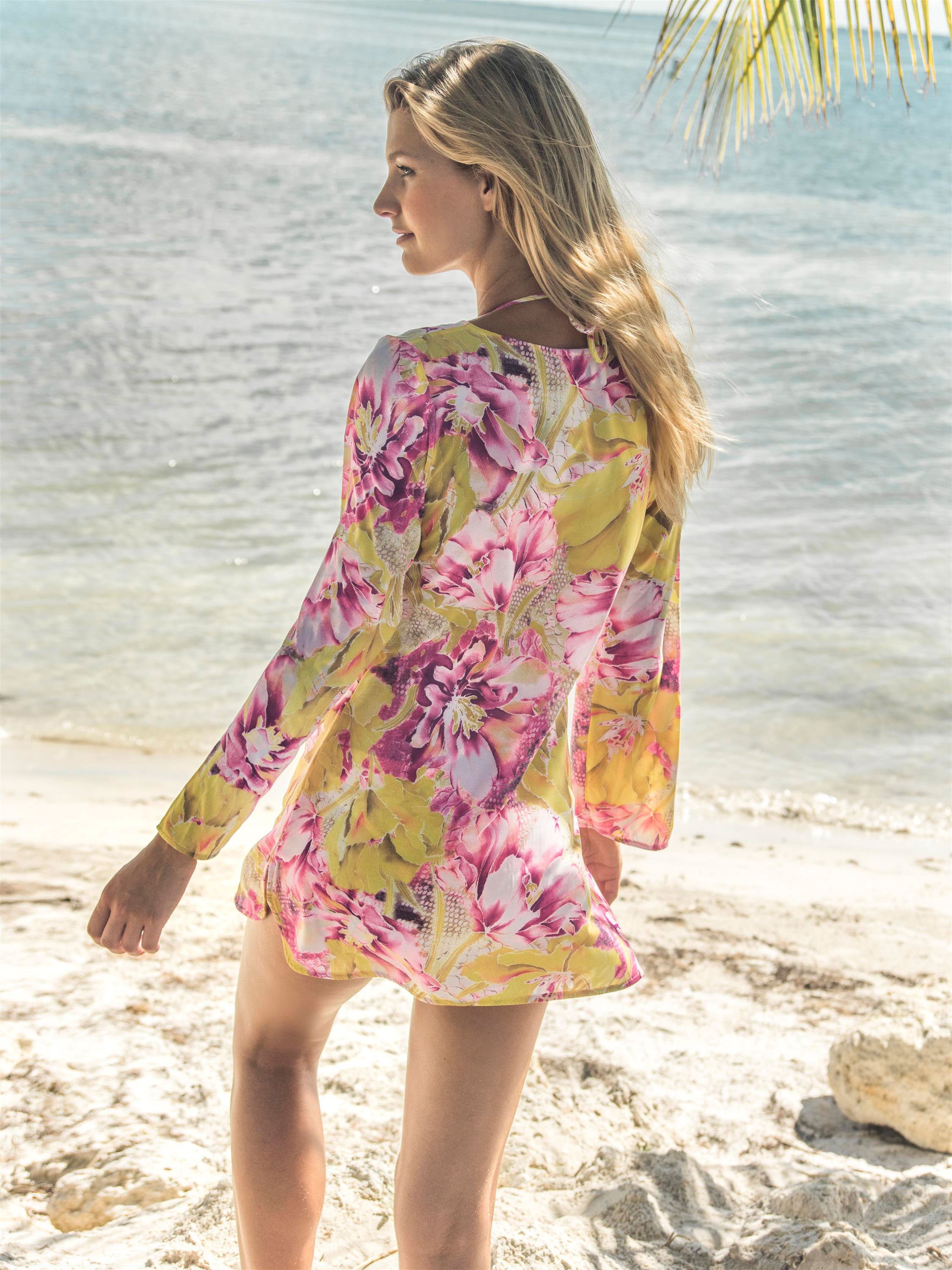 Eniqua - Summer Bloom Long Arm Tunic