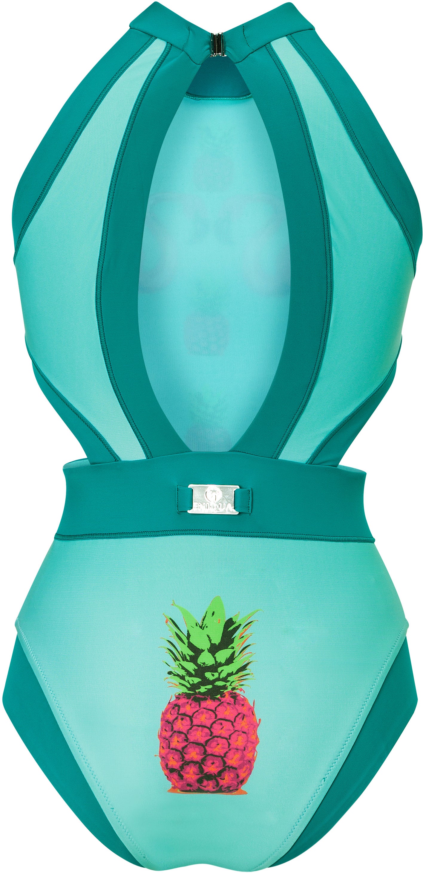 Eniqua - Flamingo Laguna Ribbon Suit