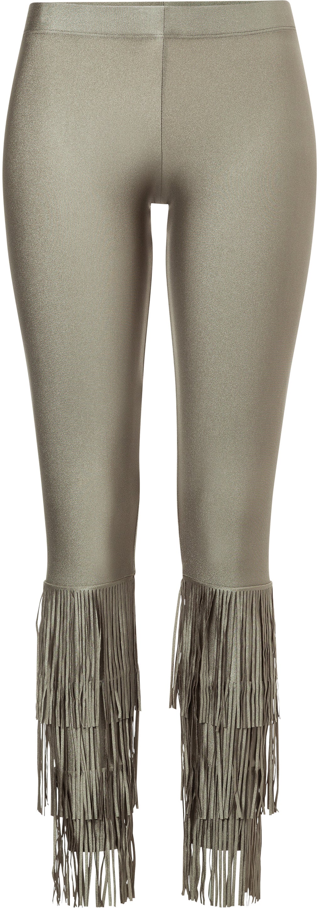 Eniqua - Gypsy Legs Nude Fringes Leggings