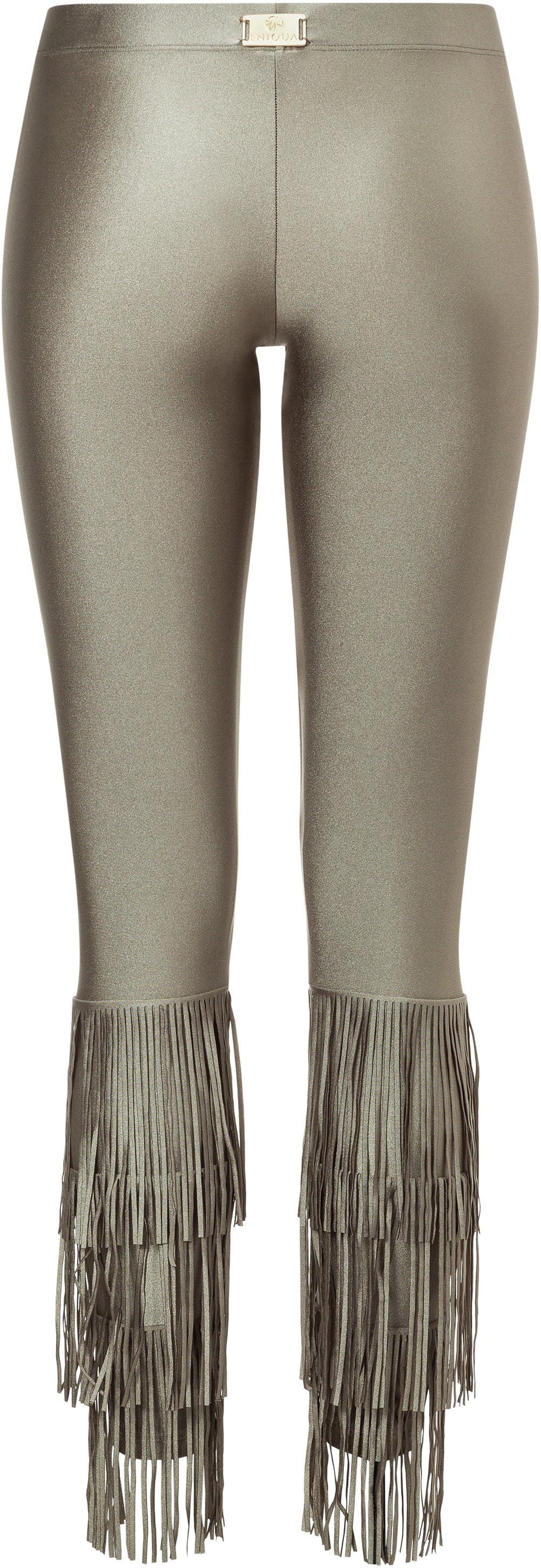 Eniqua - Gypsy Legs Nude Fringes Leggings