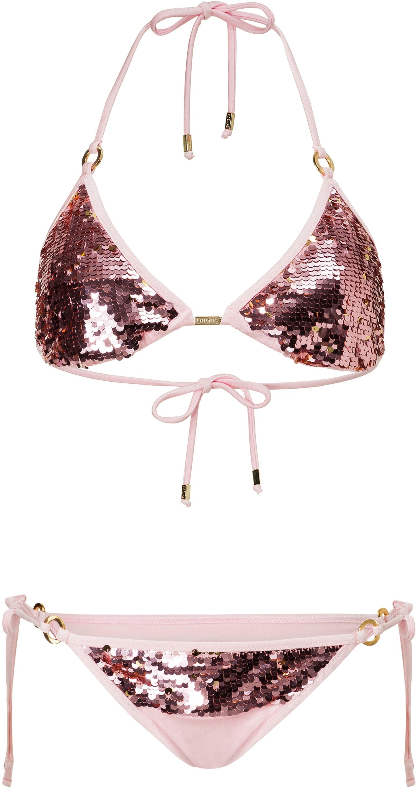 Eniqua - Twinkle Breeze Pink Gold Triangle