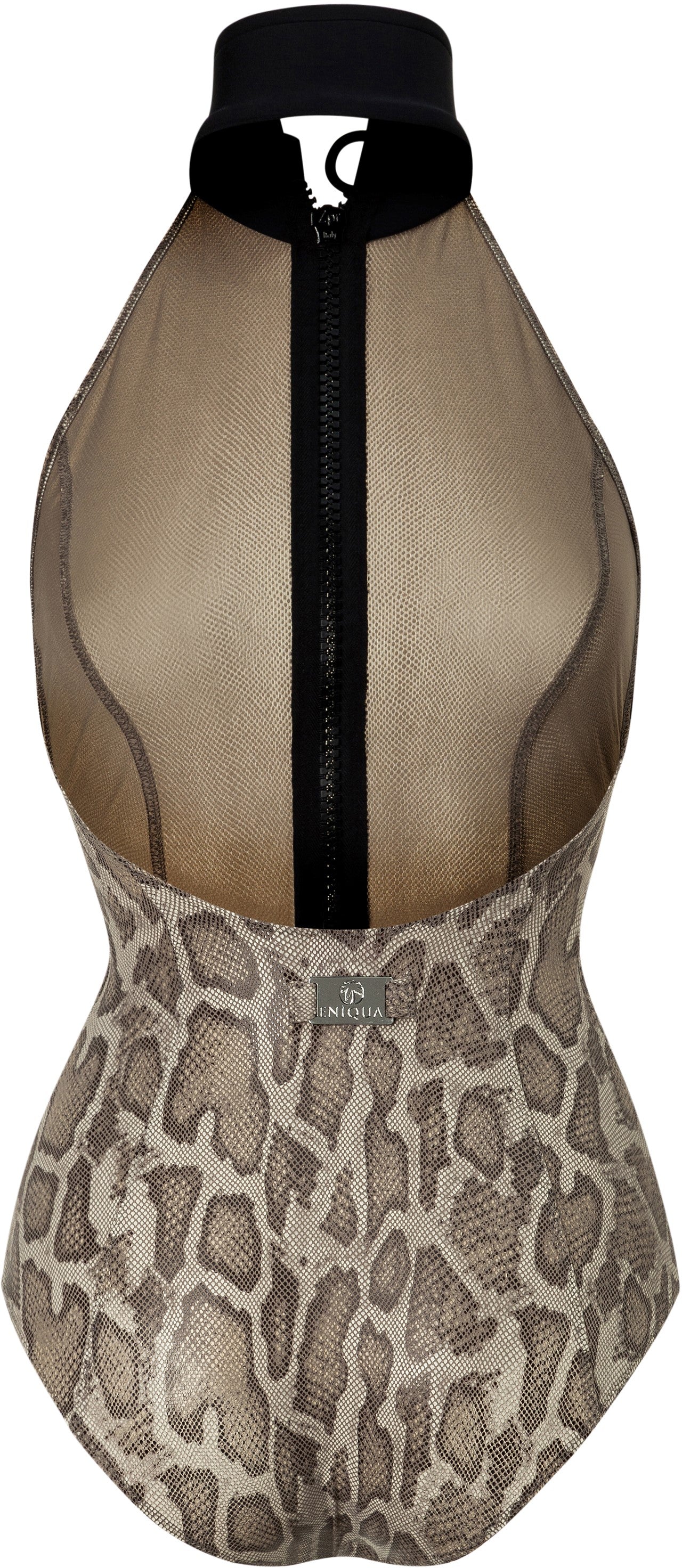 Eniqua - Shiny Snake Attack Zipsuit