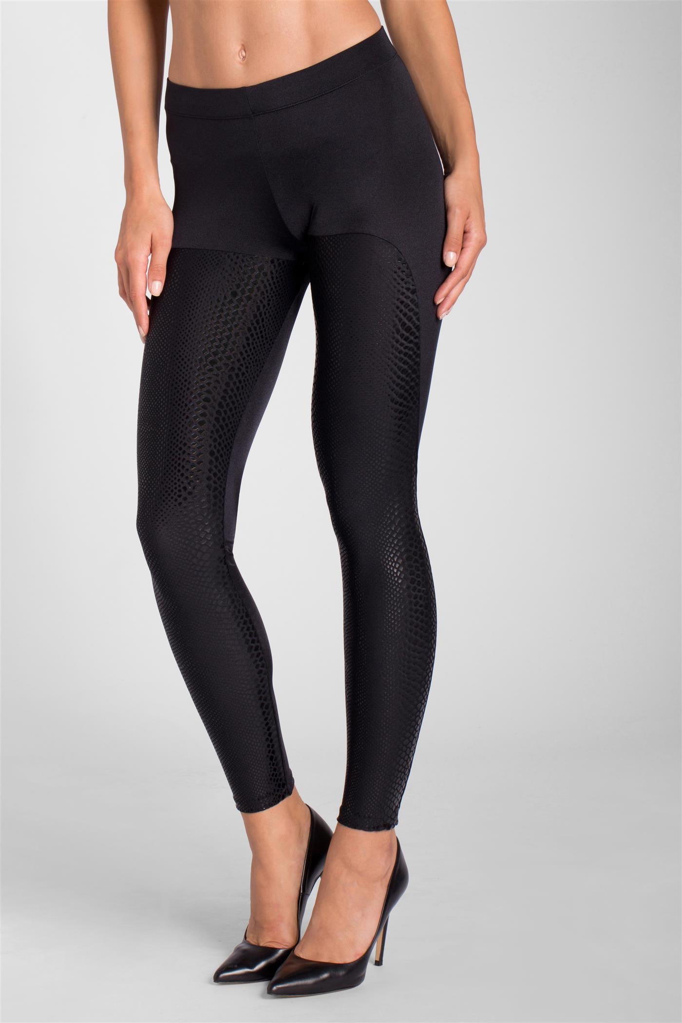 Eniqua - Club Legs Snake Front Leggings