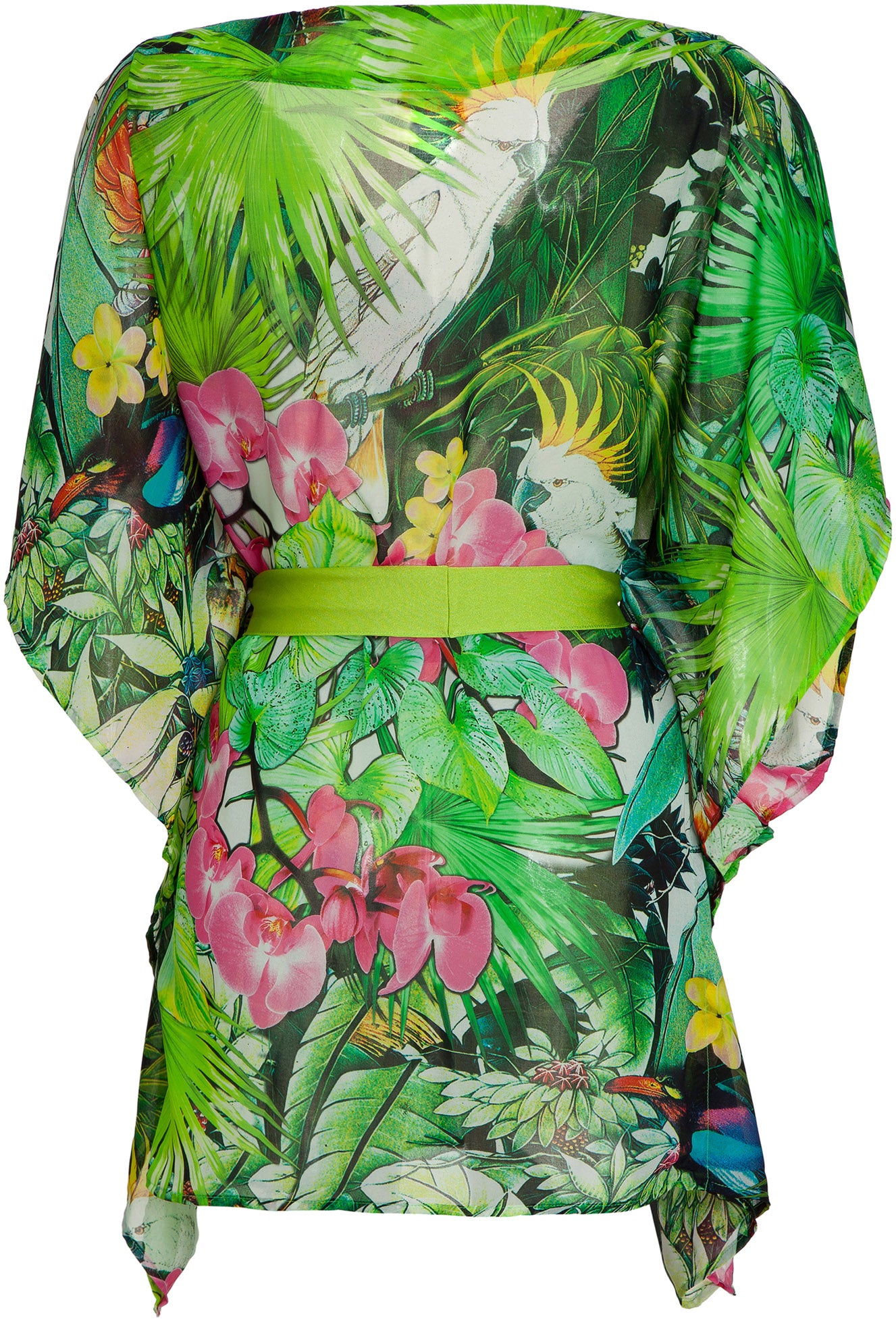 Eniqua - Jungle Cacadoo Square Kaftan