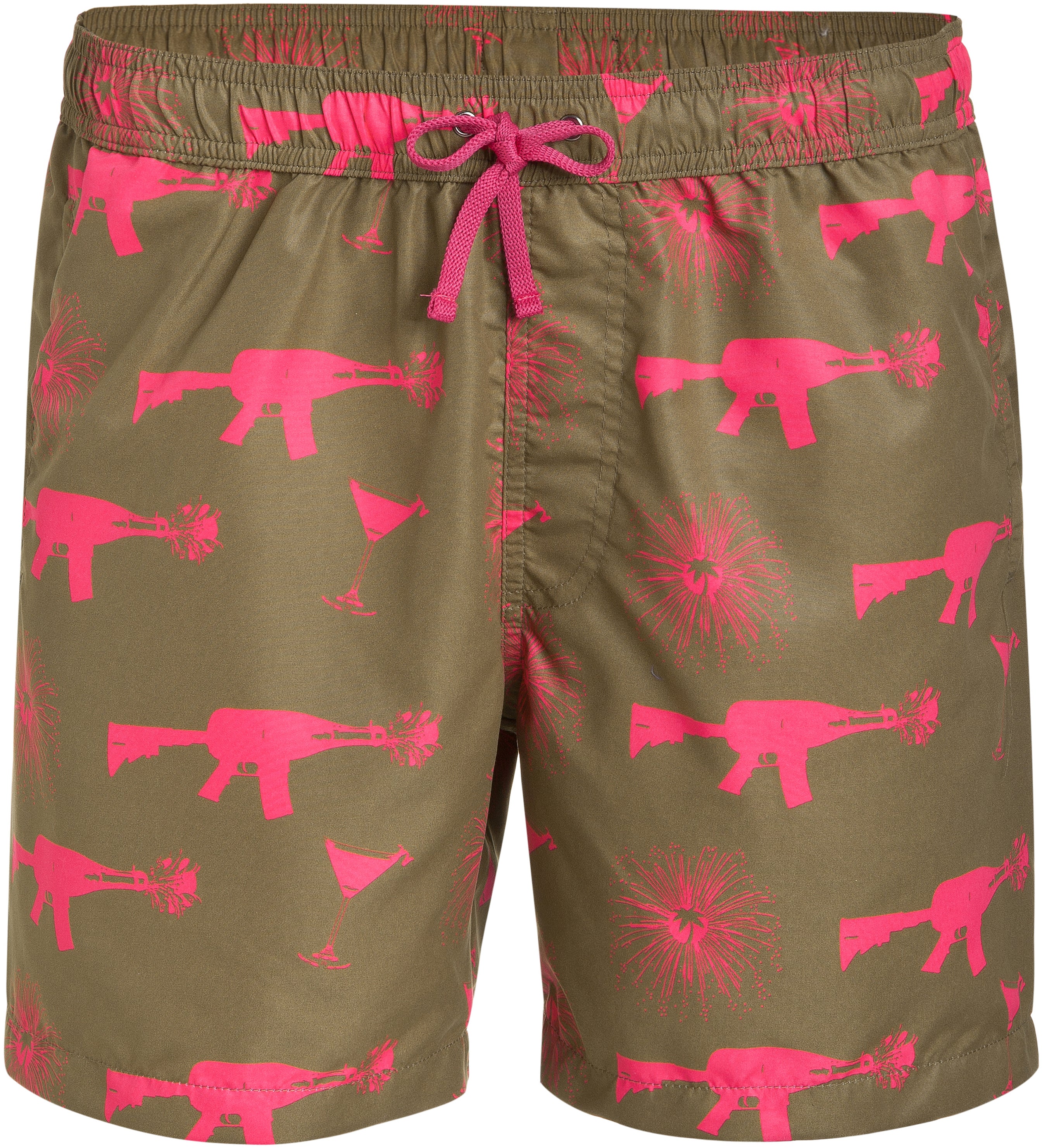 Eniqua - Beachclub Emperor Olive Men Shorts