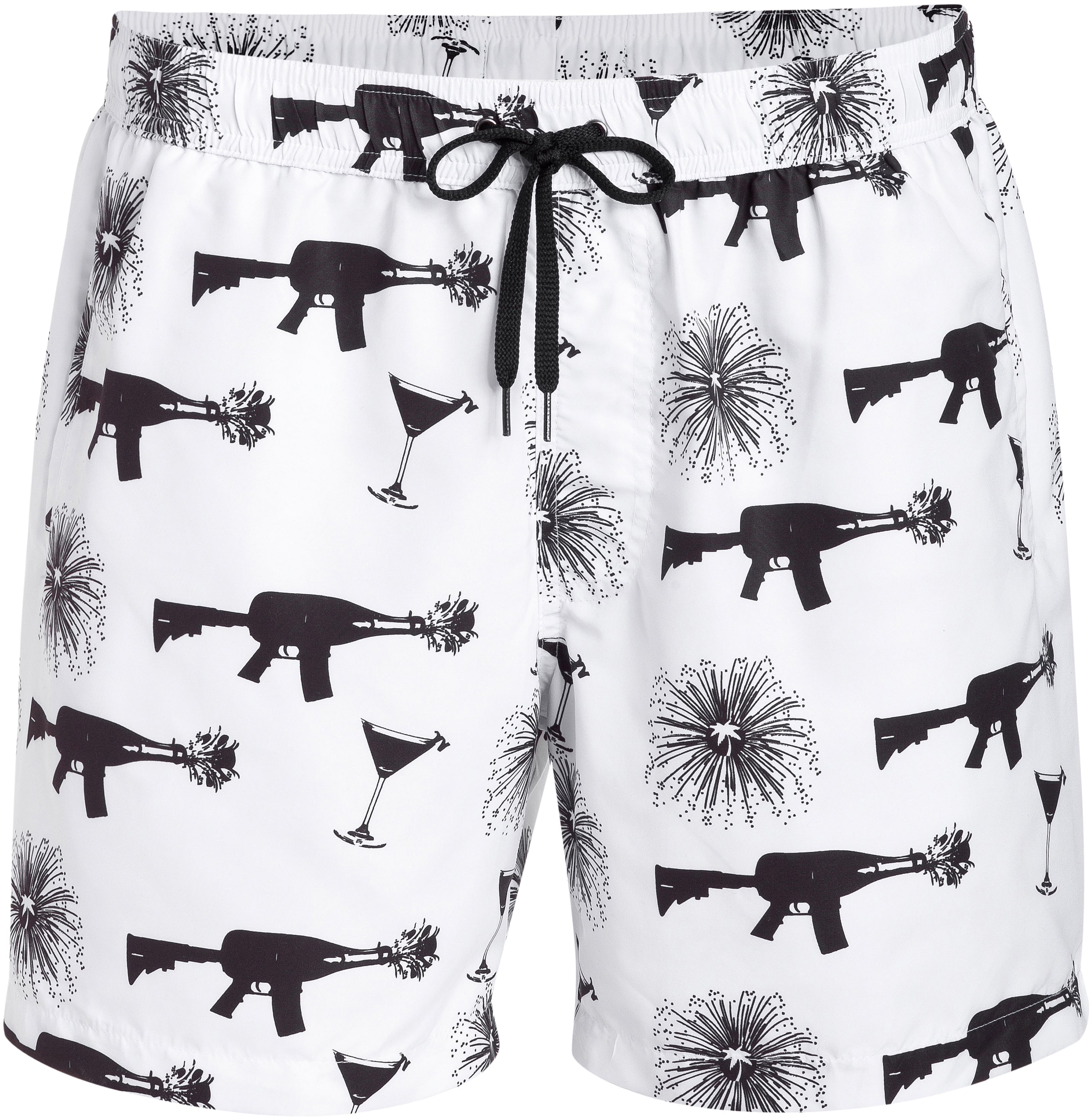 Eniqua - Beachclub Emperor White Men Shorts