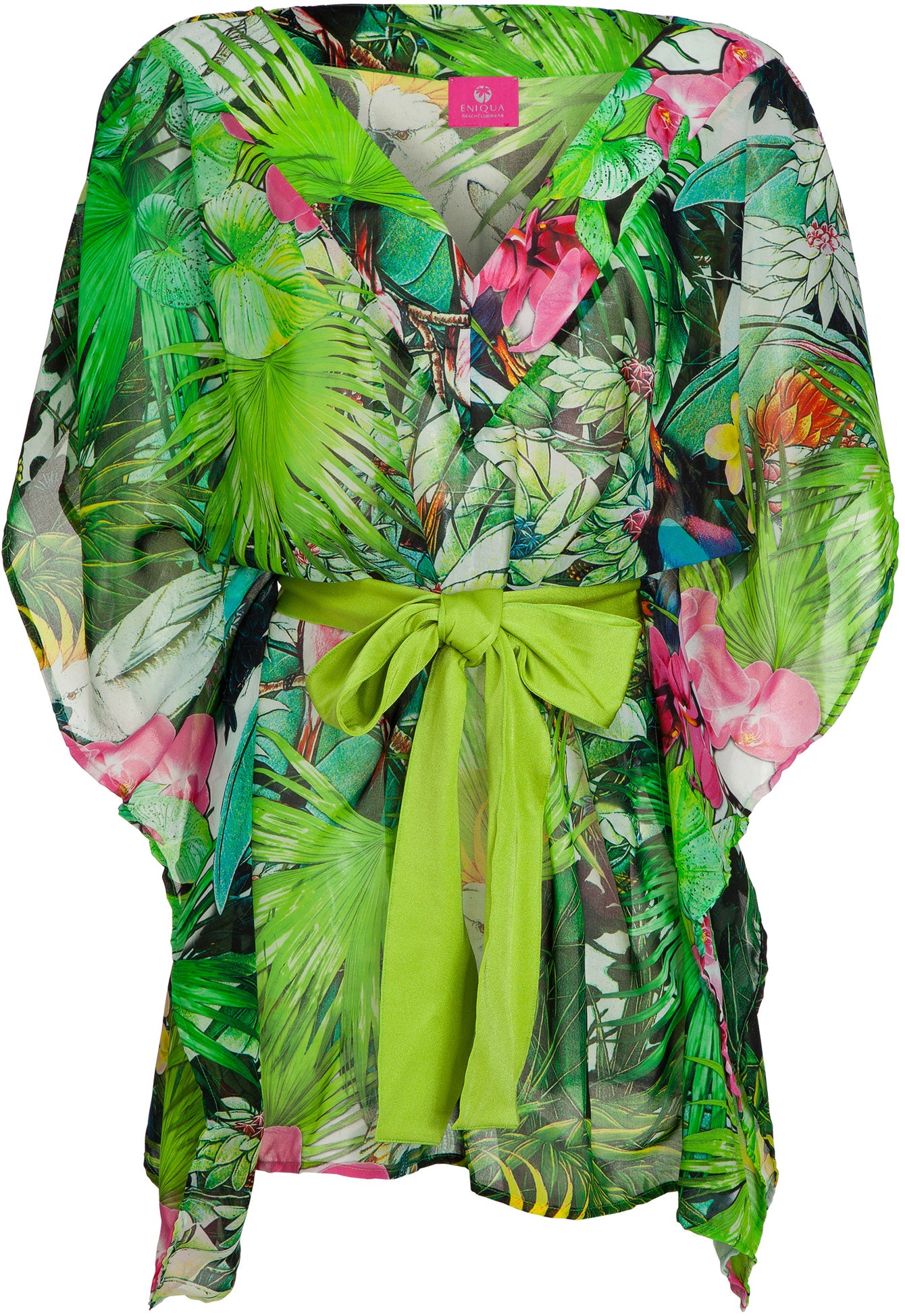 Eniqua - Jungle Cacadoo Square Kaftan