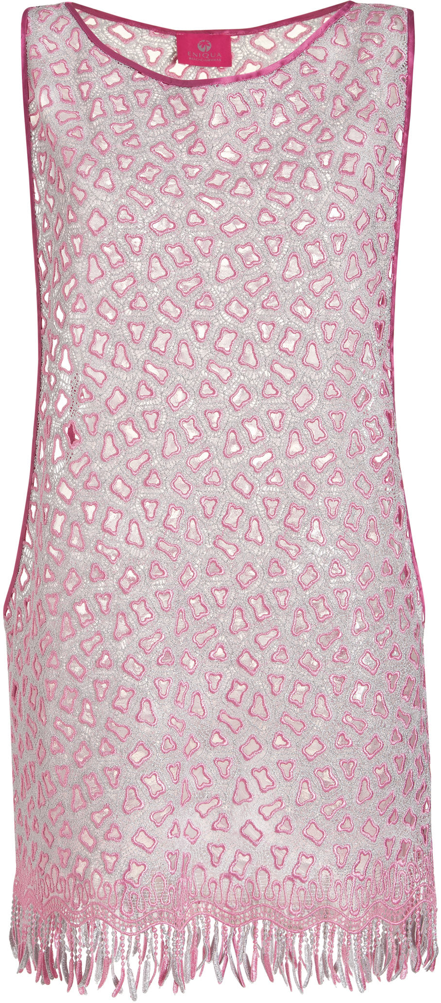 Eniqua - Pink Leo Dress Beach Dress